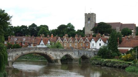 Aylesford in Kent on the River Medway